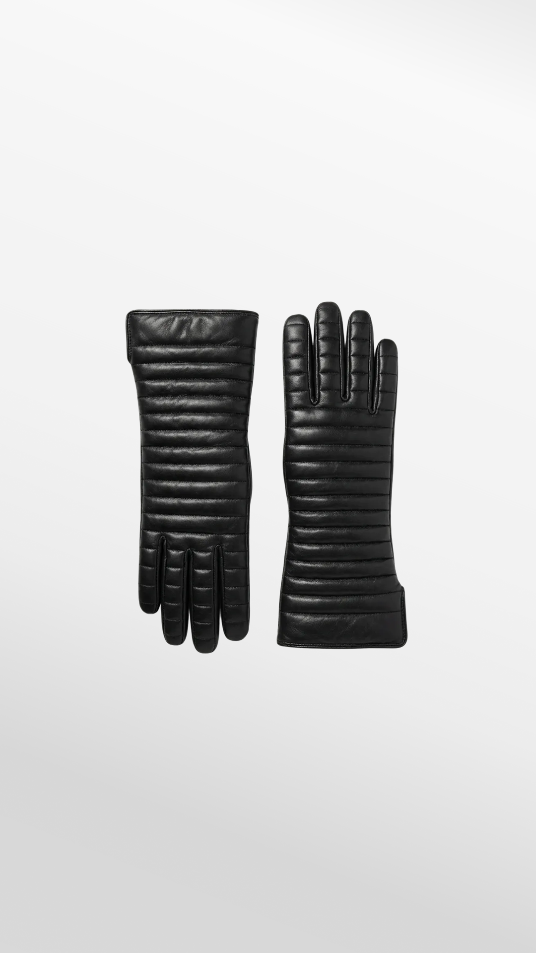 Quilted Leather Gloves In Nappa Leather